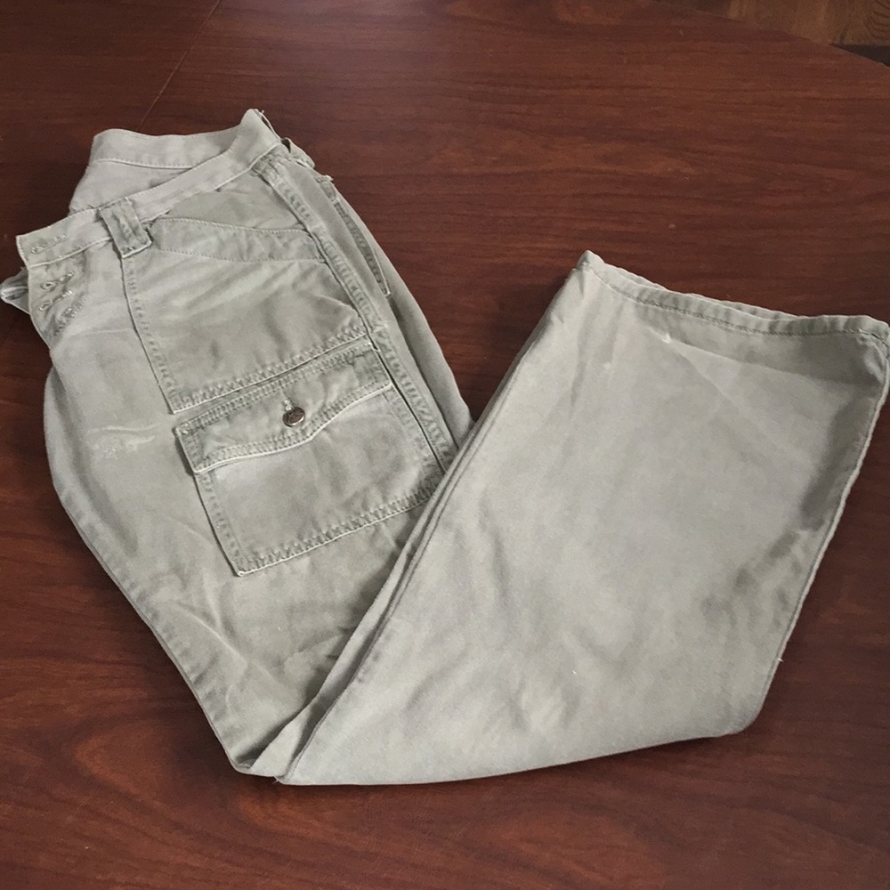 Joie army green cargo pants